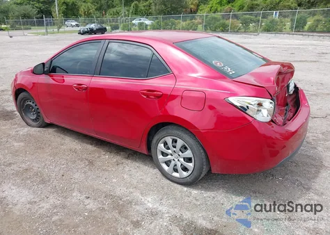 2016 Toyota Corolla Le from USA, damaged, VIN 2T1BURHE2GC674801
